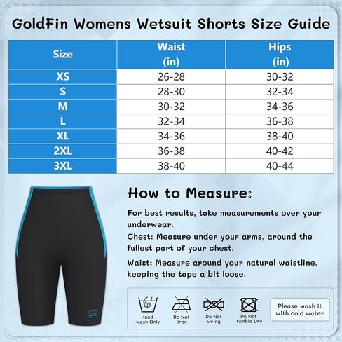 GoldFin Wetsuit Shorts Men Women, Mens Womens 2mm Wet Suits Neoprene Short for Water Sports Diving Surfing Swimming Snorkeling Kayaking in Saudi Arabia