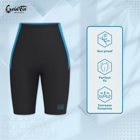 GoldFin Wetsuit Shorts Men Women, Mens Womens 2mm Wet Suits Neoprene Short for Water Sports Diving Surfing Swimming Snorkeling Kayaking in Saudi Arabia