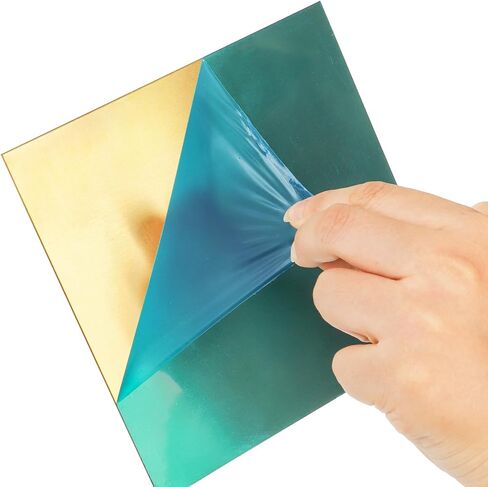 3 Pcs Brass Sheet, 6"×6" 18 Gauge(1mm) Thickness Brass Sheet Metal, No Scratches, Double-Side Film Attached Brass Plates, Thin Metal Sheets for Crafts DIY, Model Making, Repairs in Saudi Arabia