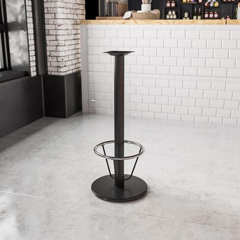 Flash Furniture Beverly 18'' Round Restaurant Table Base with 3'' Dia. Bar Height Column and Foot Ring in Saudi Arabia