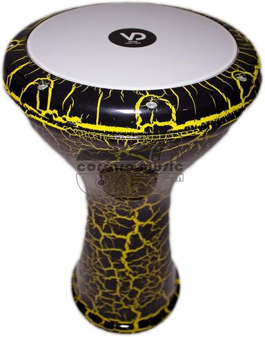 VD® Darbuka/Doumbek Cast Aluminum - Tuning Lugs & Rmvble Head (8 ½ in.) (Cracked Green) in Saudi Arabia