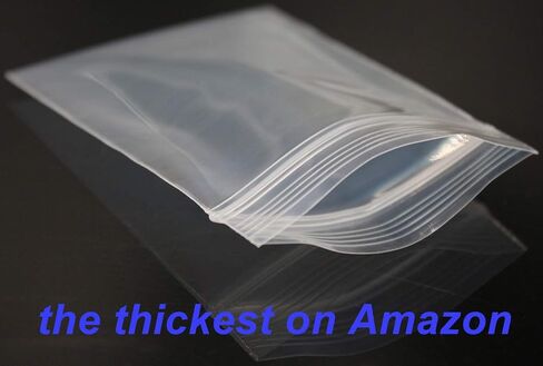Small Plastic Bags, Mini Tiny Bags, Thick, Clear, 8mil(two sides), 2"×2.4", 150PCS, Jewelry Bags, Pill Pouch, Food Storage Bags, Earring Bags, Plastic Packaging Bags, Grocery Bags in Saudi Arabia