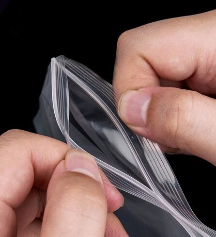 Small Plastic Bags, Mini Tiny Bags, Thick, Clear, 8mil(two sides), 2"×2.4", 150PCS, Jewelry Bags, Pill Pouch, Food Storage Bags, Earring Bags, Plastic Packaging Bags, Grocery Bags in Saudi Arabia