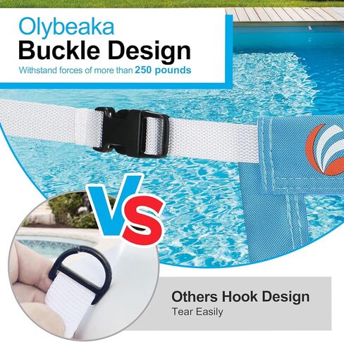 شبكة كرة طائرة بديلة لحمام السباحة بطول قابل للتعديل 15 قدم - 26 قدم، شبكة كرة طائرة فقط لمجموعة شبكة الكرة الطائرة لحمام السباحة في السوق in Kuwait