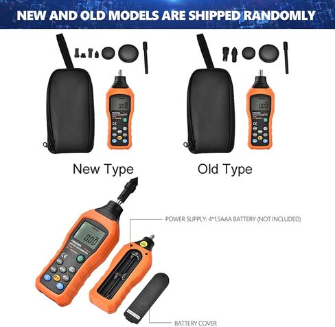 مقياس سرعة الدوران الرقمي للاتصال PM6208A قياس الاتصال سرعة تاش متر RPM مقياس سرعة المحرك فاحص البيانات عرض الضوء الخلفي 50-19999 دورة في الدقيقة in Kuwait