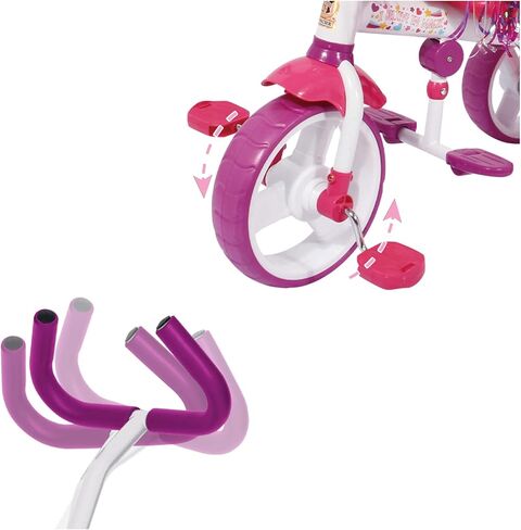 دراجة أباتشي 3 في 1 يونيكورن ثلاثية العجلات مع مظلة وصندوق (كبير) in Kuwait