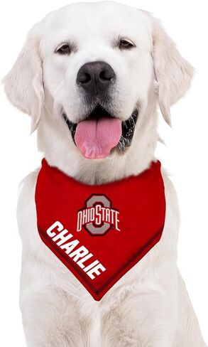 NCAA Alabama Crimson Tide Tie Bandana، صغير/متوسط. مريلة وشاح باندانا للكلاب الأليفة والقطط والكلاب. يوم اللعبة المثالي، باندانا الحفلات in Kuwait
