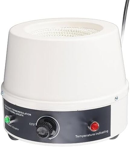 500ml Electric Heating Mantle Laboratory Thermostatic Heating Mantle Tool for Laboratories Liquid Heating Fine Chemical Devices Alkali Glass Fiber (23 * 23 * 21-US 110V) in Saudi Arabia