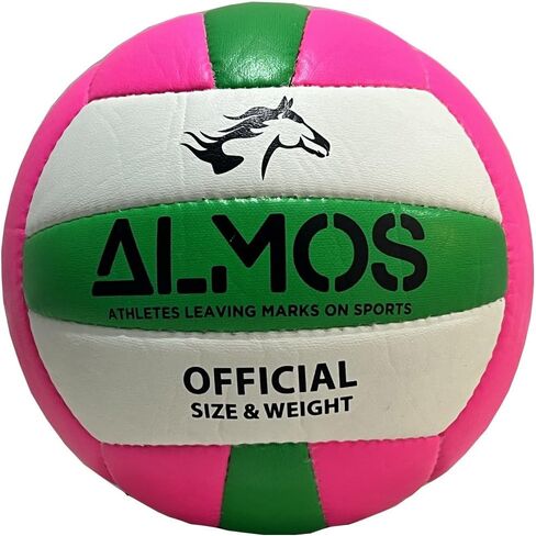 Almos Training Volleyball | Green/Turquoise | Indoor Outdoor Volleyballs Sports Training Game Play Ball for Professionals| Adult | Official size in Saudi Arabia