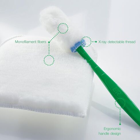 Lohmann & Rauscher Debrisoft Debridement Pads, Wound Bed Preparation Pads, 100% Unbleached Monofilament Polyester, Box of 5, 4" x 4" in Saudi Arabia