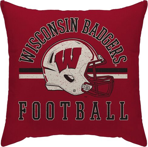 NCAA Helmet Logo Duck Cloth Décor Pillow Cover in Saudi Arabia