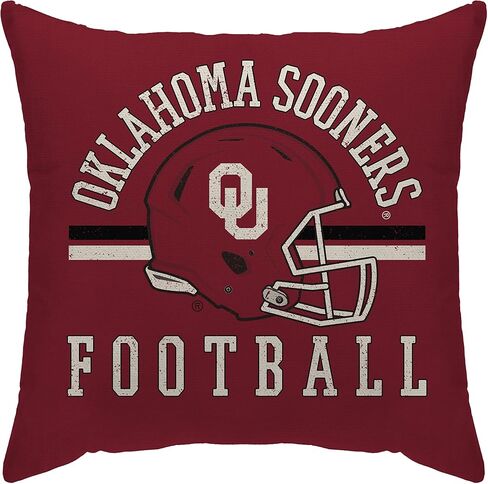 NCAA Helmet Logo Duck Cloth Décor Pillow Cover in Saudi Arabia