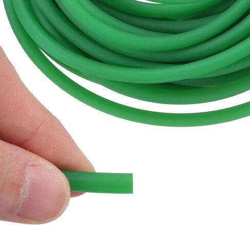 uxcell 2 Pcs Polyurethane Round Belts 5mm Dia, 10M (33ft) Length PU Polyurethane Belt for Drive Transmission (Rough Surface, Green) in Saudi Arabia