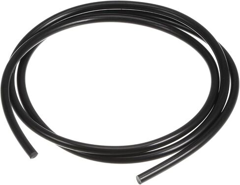 High-Performance Urethane Round Belting - [3.3ft(1m) Length x 5mm Diameter] PU Transmission Belt Polyurethane Belt for Drive Transmission Use, Black in Saudi Arabia