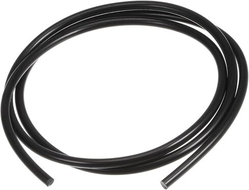 High-Performance Urethane Round Belting - [3.3ft(1m) Length x 5mm Diameter] PU Transmission Belt Polyurethane Belt for Drive Transmission Use, Black in Saudi Arabia