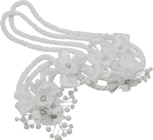 Lassos Boutique Ivory White Wedding Lasso Rope Traditional Lazo Cord (White) in Saudi Arabia