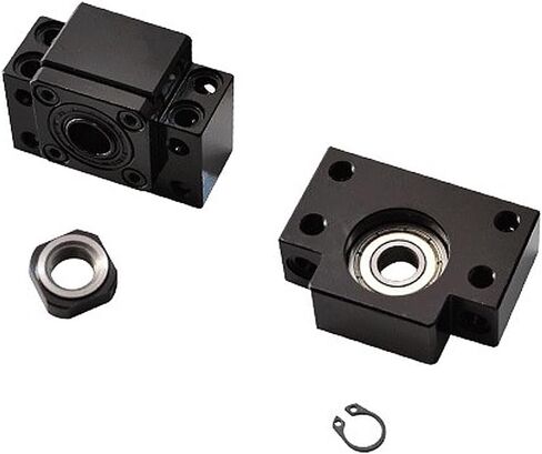 YXQ Ball Screw End Supports 1Pcs BK12 + 1Pcs BF12 Standard Bearing End Blocks for SFU1604 SFU1605 SFU1610 16mm Motion BallScrew CNC Machine Parts in Saudi Arabia