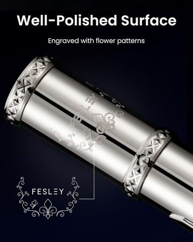 Fesley C Flutes Closed Hole, 16 Keys Flute Instrument, Student Flute for Beginners Kids, Beginner Flute with Cleaning Kit, Case, Stand, Joint Grease, Tuning Rod, Gloves, Nickel in Saudi Arabia