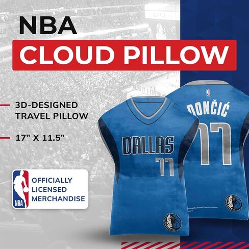 Northwest NBA Travel Luka Doncic Jersey Cloud Pillow Bedding Accessories (Dallas Mavericks - Blue) in Saudi Arabia