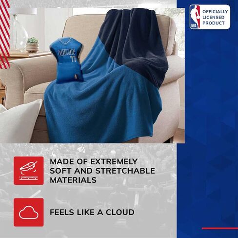 Northwest NBA Travel Luka Doncic Jersey Cloud Pillow Bedding Accessories (Dallas Mavericks - Blue) in Saudi Arabia