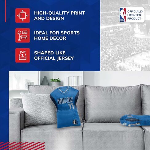 Northwest NBA Travel Luka Doncic Jersey Cloud Pillow Bedding Accessories (Dallas Mavericks - Blue) in Saudi Arabia