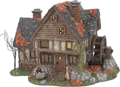 Department 56 Hocus Pocus Village The Sanderson Sister's Cottage Lit Building, 6.61 Inch, Multicolor in Saudi Arabia