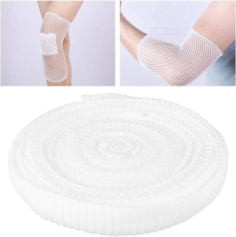 Tubular Bandage Wound Dressing Elastic Mesh Net, Tubular Stretch Elastic Gauze Bandage Retainer for Fingers, Toes, 10 Yards (Size 1) in Saudi Arabia