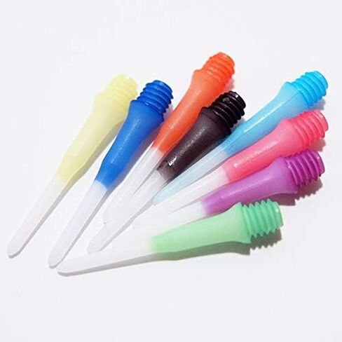 LSTYLE Dart Tips: Original Lippoint - Soft Tip Dart Points - 2BA Thread - Regular Length - 2 Tone Pink 2 Pack in Kuwait