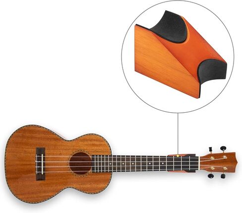 أداة لوثير لدعم الرقبة من QWORK للجيتار، مسند رقبة الجيتار، دعم الرقبة لأداة سلسلة الوسادة لمحطة عمل الجيتار، الكمان، البانجو، القيثارة، المندولين in Kuwait