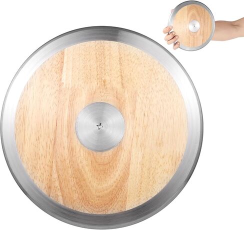 Wood Discus 1.6 kg with Steel Rim for High School Boys in Saudi Arabia