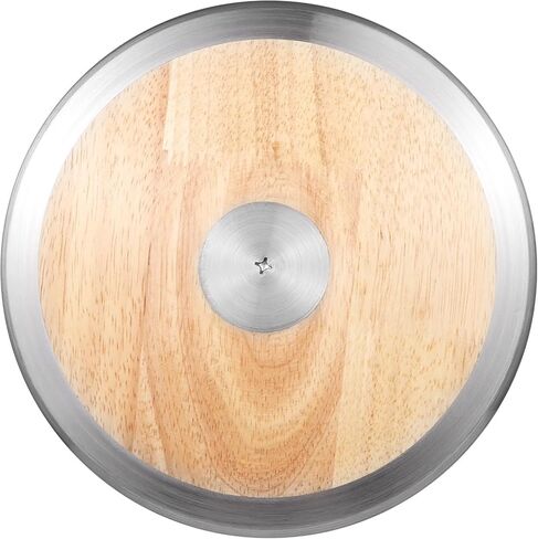 Wood Discus 1.6 kg with Steel Rim for High School Boys in Saudi Arabia