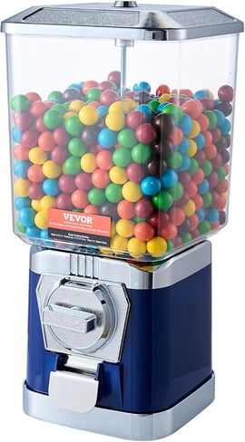 آلة VEVOR Gumball للأطفال، آلة بيع منزلية بارتفاع 21 بوصة، موزع كرات نطاطة PS، تحمل 180 كبسولة، آلة علكة مستطيلة لمتاجر الألعاب، بنك Gumball يعمل بقطع النقود المعدنية، أحمر in Saudi Arabia
