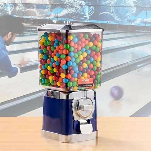 آلة VEVOR Gumball للأطفال، آلة بيع منزلية بارتفاع 21 بوصة، موزع كرات نطاطة PS، تحمل 180 كبسولة، آلة علكة مستطيلة لمتاجر الألعاب، بنك Gumball يعمل بقطع النقود المعدنية، أحمر in Saudi Arabia