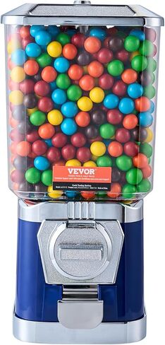 آلة VEVOR Gumball للأطفال، آلة بيع منزلية بارتفاع 21 بوصة، موزع كرات نطاطة PS، تحمل 180 كبسولة، آلة علكة مستطيلة لمتاجر الألعاب، بنك Gumball يعمل بقطع النقود المعدنية، أحمر in Saudi Arabia