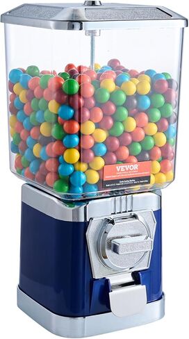 آلة VEVOR Gumball للأطفال، آلة بيع منزلية بارتفاع 21 بوصة، موزع كرات نطاطة PS، تحمل 180 كبسولة، آلة علكة مستطيلة لمتاجر الألعاب، بنك Gumball يعمل بقطع النقود المعدنية، أحمر in Saudi Arabia