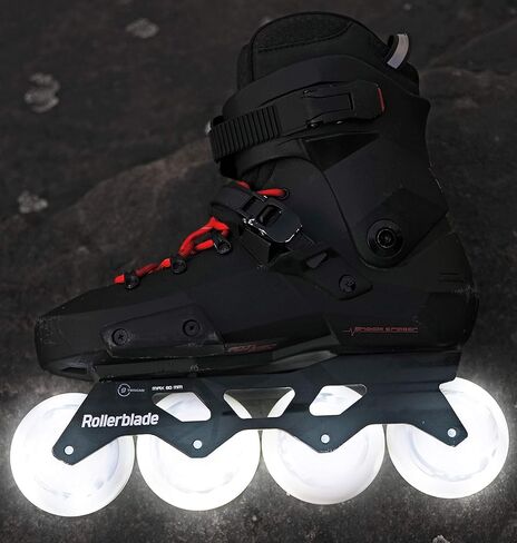 عجلة Rollerblade Moonbeam 80 مم/82A LED، 4 عبوات، باللون الأبيض in Saudi Arabia