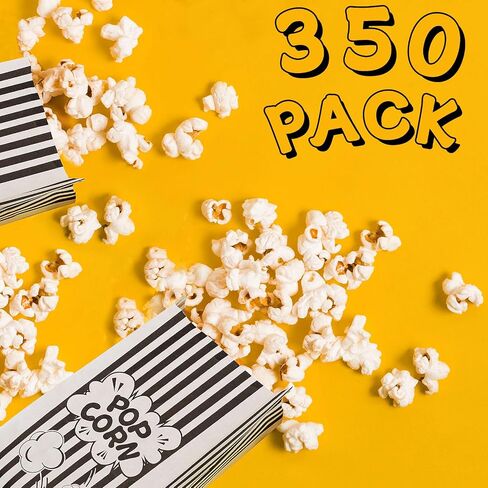 Popcorn Boxes, DECYOOL 30 Movie Night Popcorn Paper Buckets 7.88 Inches Tall Large & Holds 46Oz Capacity Popcorn Bags Individual Servings for Home,Carnival Party, Supplies in Kuwait