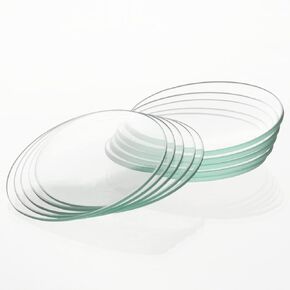 Watch Glasses, 10pk 150 mm Oblate Watch Glass Beaker Cover Set for Laboratory School Science, Ground Edge Borosilicate Glass Beaker Lid Evaporating Dish Cover