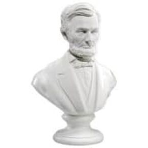 3" CIVIL WAR PRESIDENT ABE ABRAHAM LINCOLN MINI WHITE BUST in Saudi Arabia