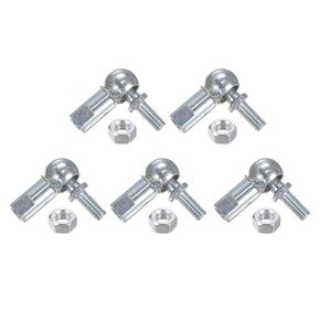 5 Pcs CS10 Angle Ball Joint - [M6 Left Hand Thread] A3 Steel Ball Socket Universal Joints for Automotive, Hinged Door