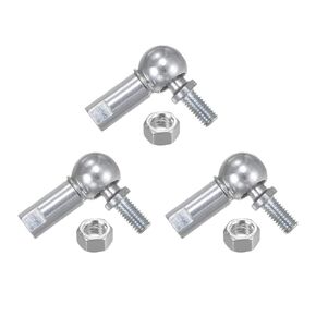 3 Pcs CS8 Angle Ball Joint - [M5 Right Hand Thread] A3 Steel Ball Socket Universal Joints for Automotive, Hinged Door