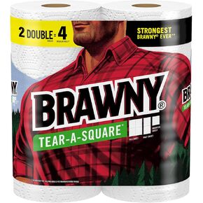 مناشف ورقية مربعة الشكل، 2 لفات مزدوجة = 4 لفات عادية، 3 أحجام للملاءات (ربع، نصف، كامل)، قوة لجميع الفوضى، والتنظيف، وإعداد الوجبات in Kuwait