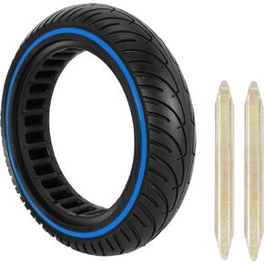 إطار صلب RUTU مقاس 8.5 × 2 بوصة لسكوتر Xiaomi m365 الكهربائي لـ m365 pro/gotrax gxl V2/gotrax XR، 50/75-6.1 عجلات سكوتر 8 1/2 بوصة إطارات صلبة بديلة أمامية أو خلفية، أحمر، عبوتان