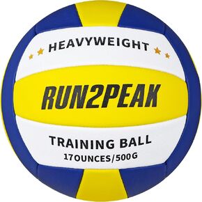 1.1 LBS Weighted Volleyball for Setters Official Size 5 Heavy Weight Setter Volleyball Training Ball Indoor Volleyballs Equipment Setting Serving Spike Trainer for Beginners & Pro