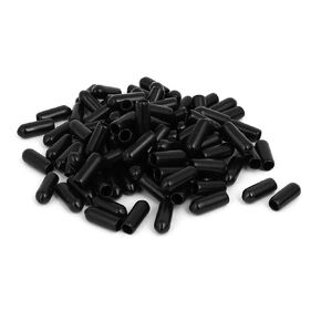 uxcell a16121600ux1382 Rubber Hose Cap Screw Thread Protector Cover (Pack of 100)