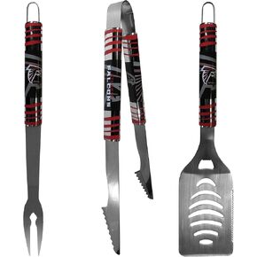 NFL Siskiyou Sports Fan Shop Atlanta Falcons Tailgater BBQ Set 3 piece Team Color