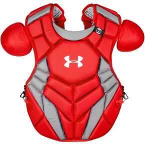 Under Armour UA Pro4 / Chest Protector / Junior / Ages 9-12 / 13.5" Meets Nocsae Chest Protector Standard (Nd200)