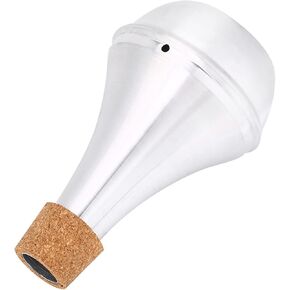 كتم صوت البوق المستقيم، كاتم صوت بوق عملي متين، صوت واضح من سبائك الألومنيوم للتدريب أو الإحماء بهدوء في المنزل واللعب في الداخل in Kuwait