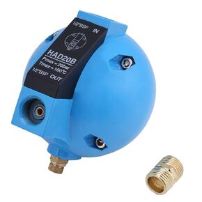 Spherical Drain,1pc HAD20B Automatic Condensate Mechanical Round Drain Valve with Resistant to (1/2BSP,400L/H,20Bar)