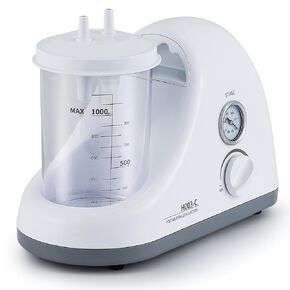 BAOSHISHAN Portable Veterinary Suction Machine, Vacuum Pump Device with Storage Bottle, ≥0.075MPa Negative Pressure, 14L/min Pumping Rate (1000ML)